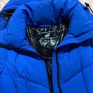BCBGeneration Blue Puffer Jacket